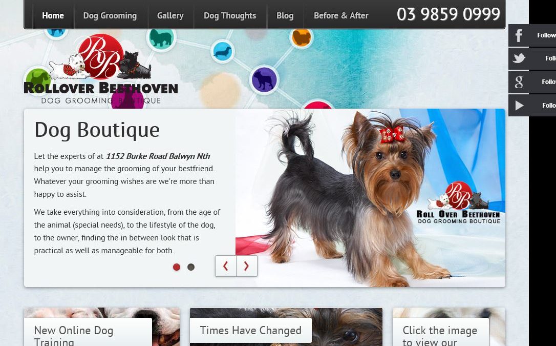 A Rollover Beethoven Dog Grooming Boutique