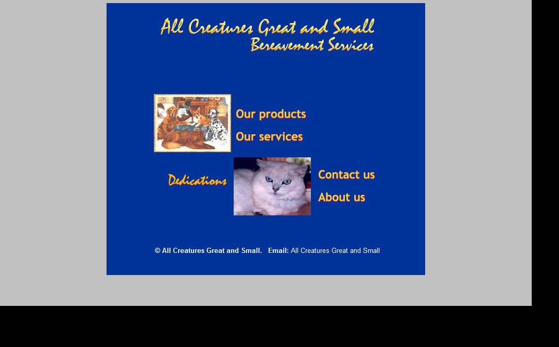 All Creatures Great Small Bereavement Services