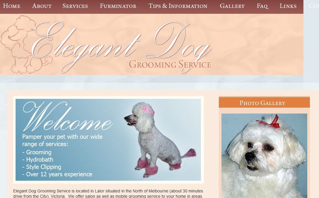 Elegant Dog Grooming Service