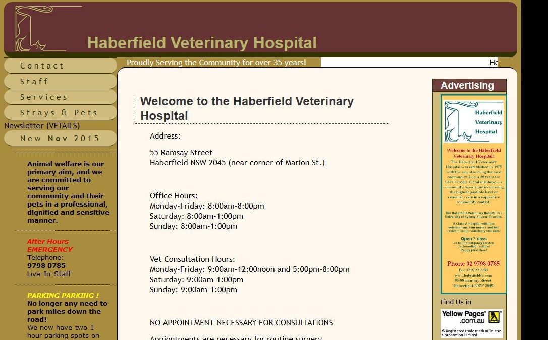 Haberfield Veterinary Hospital