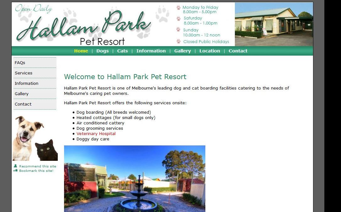 Hallam Park Boarding Kennels Cattery
