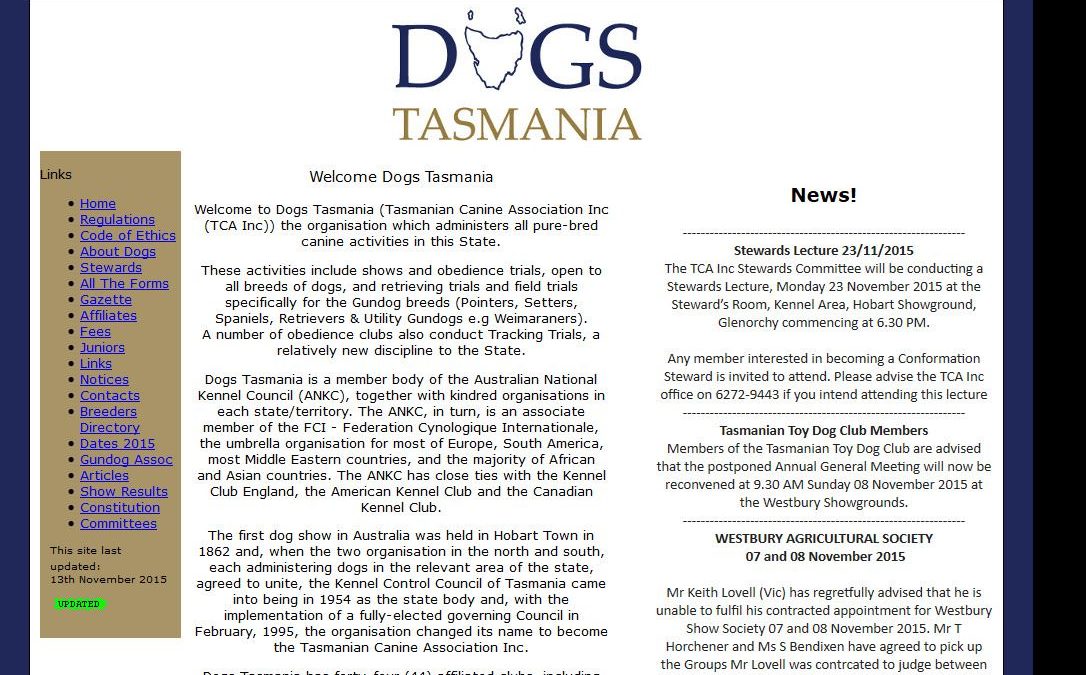 Tasmanian Canine Association Inc